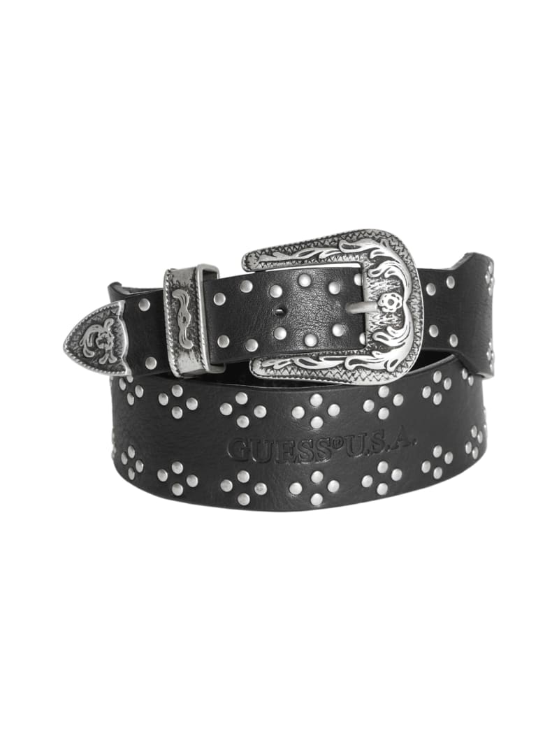 Guess leather belt online