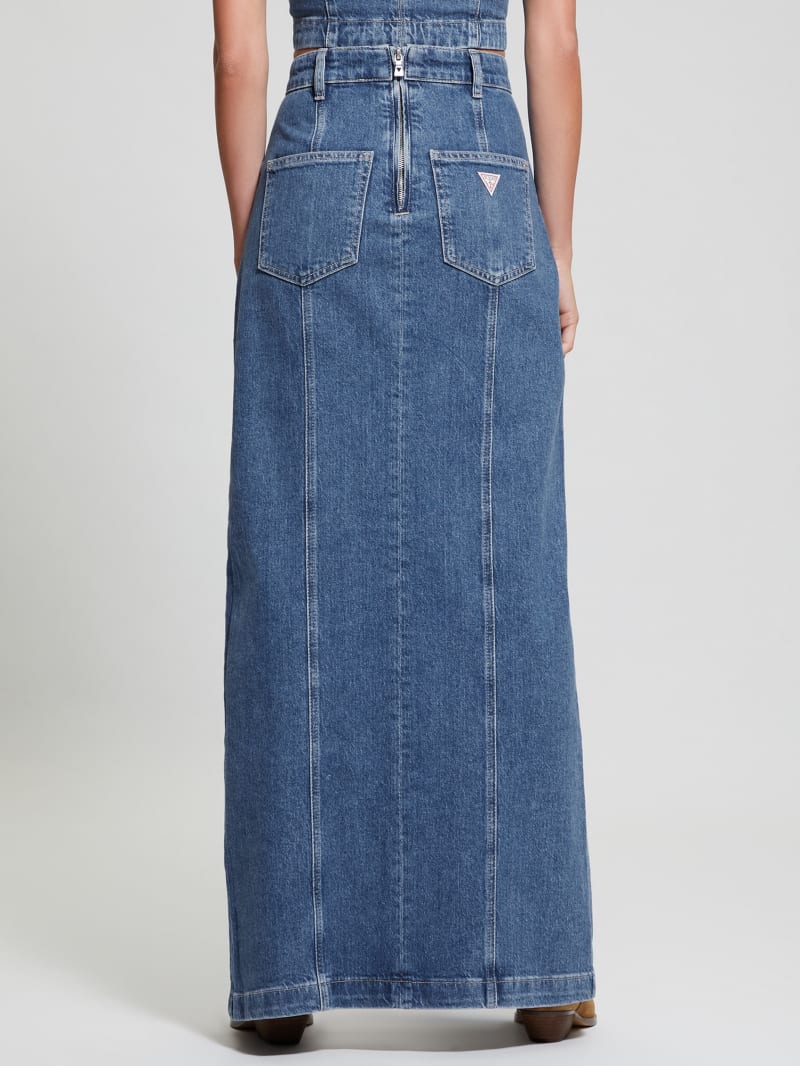 Charis Denim Skirt GUESS Canada