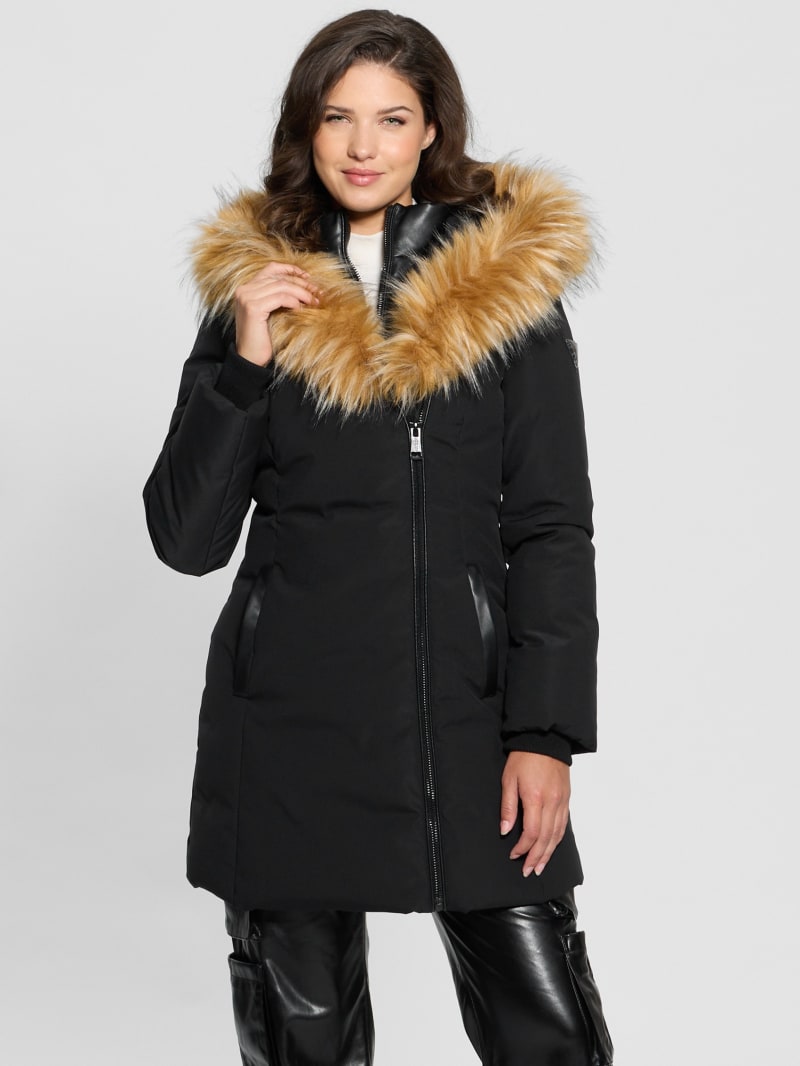 Mid Length Puffer Jacket GUESS Canada
