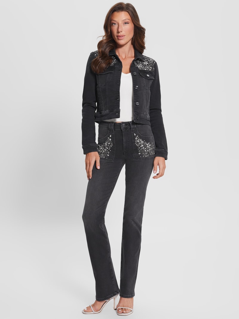 Rayna Embellished Baby Bootcut Jeans