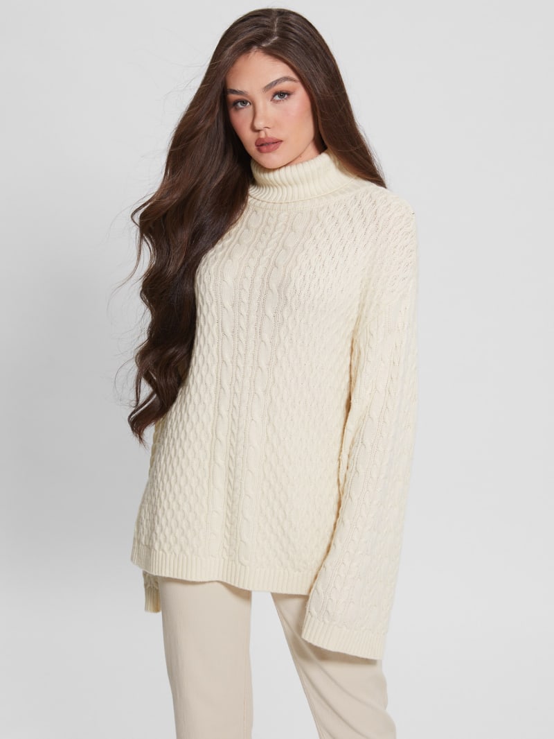 Wendi Cable Turtleneck Sweater