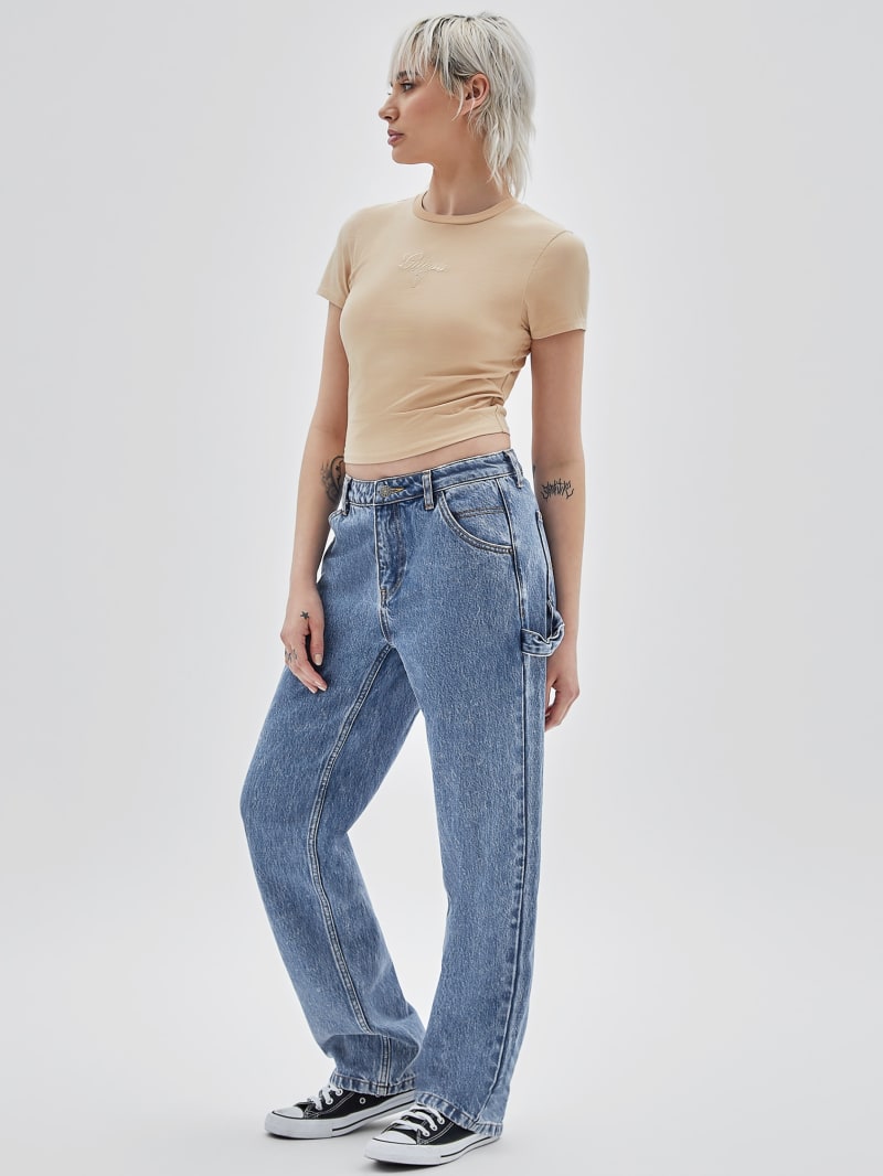 Guess stonewashed jeans discount
