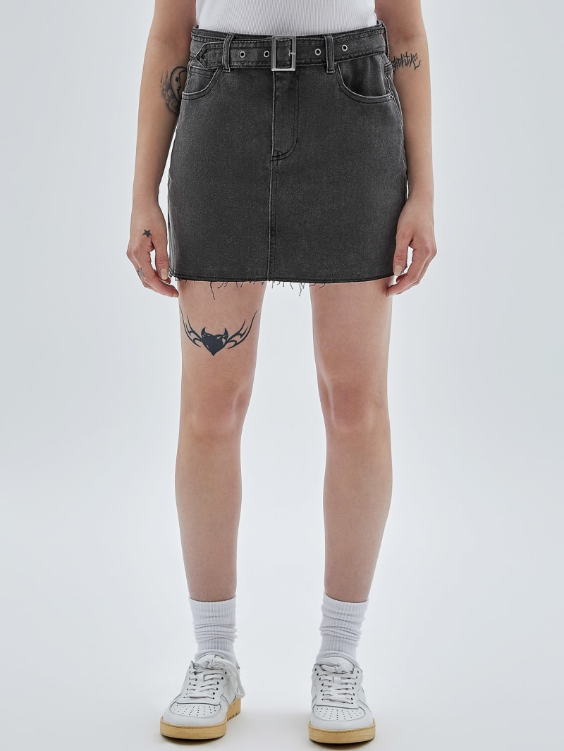 GUESS Originals Belted Denim Skirt | GUESS