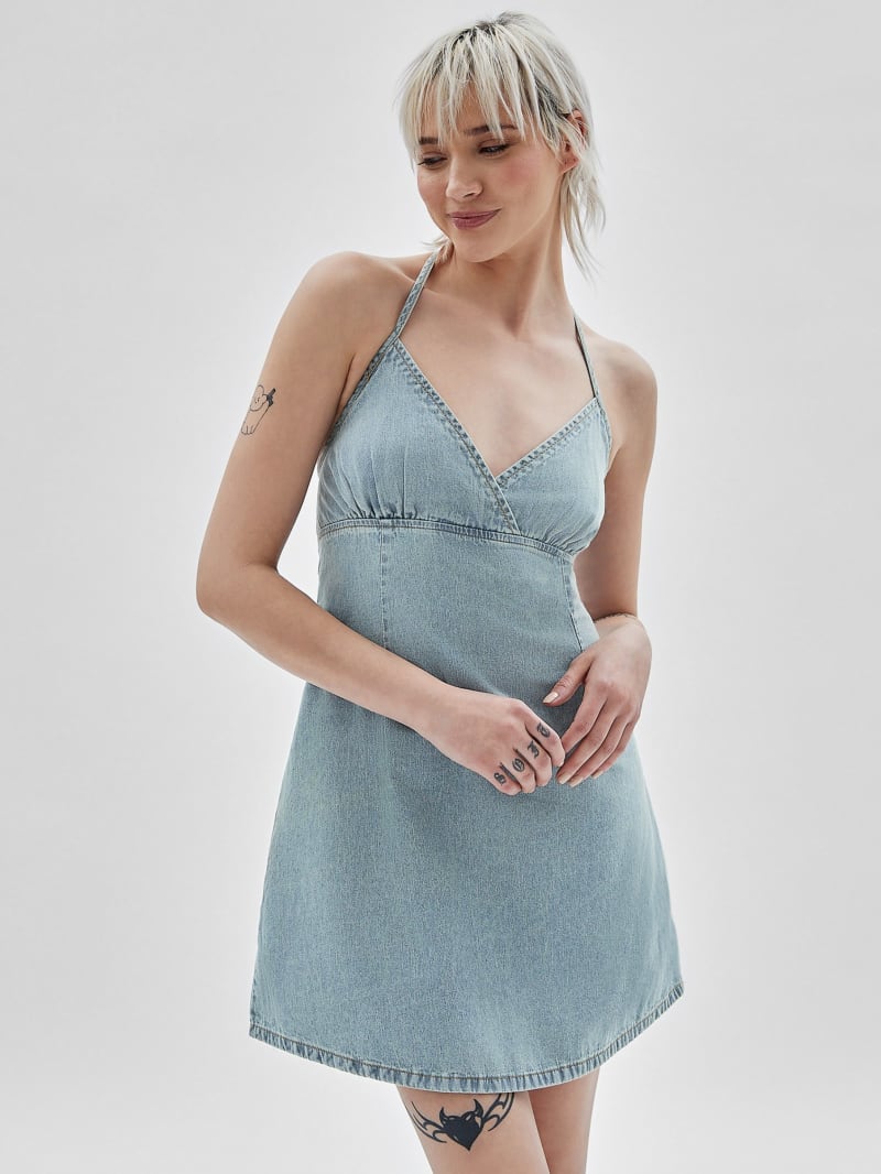 Vintage guess denim dress clearance