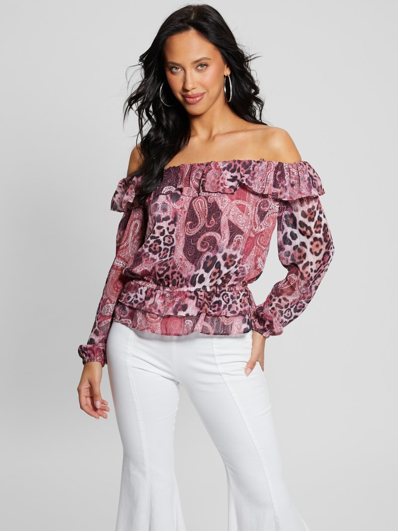 Eco Off the Shoulder Lucy Top GUESS