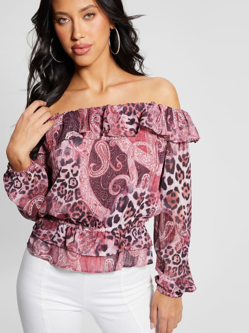 Eco Off the Shoulder Lucy Top GUESS