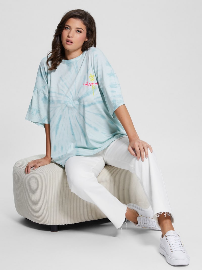 Guess oversized tee womens best sale