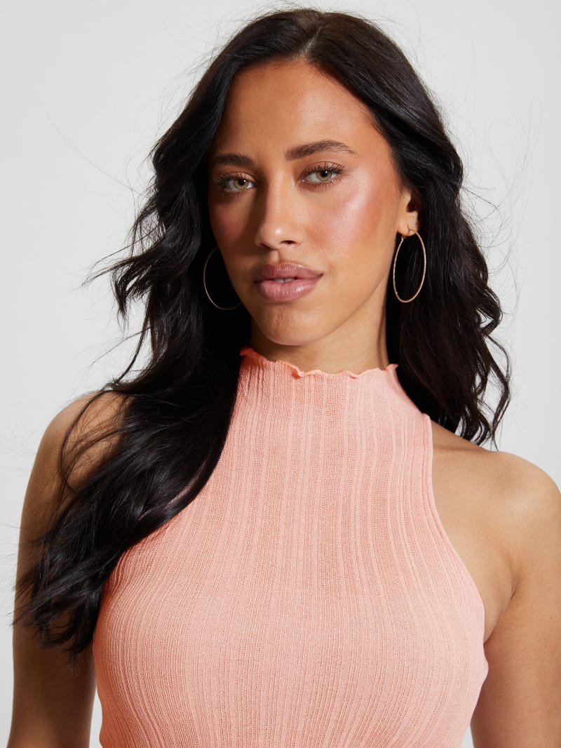 Roll neck crop top hot sale