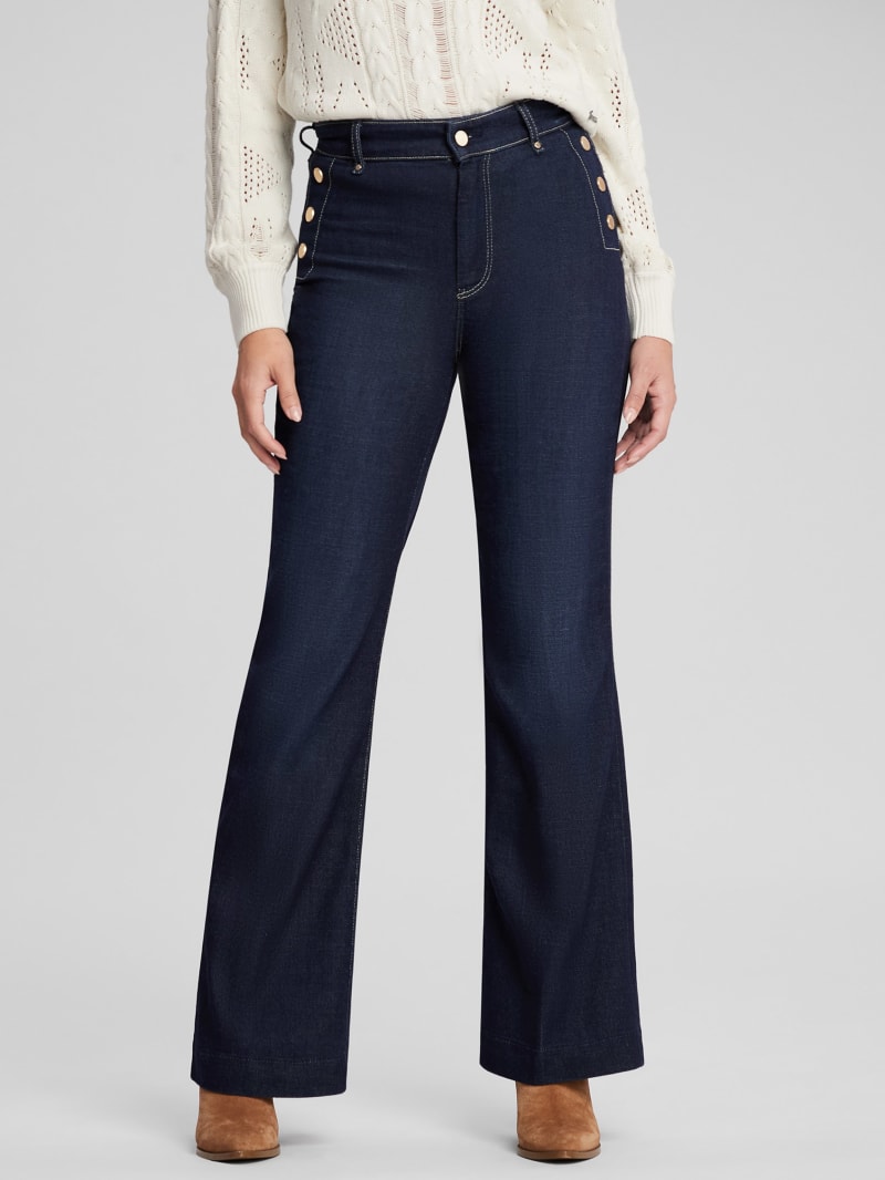Eco Faye Sailor Flared Jeans | GUESS