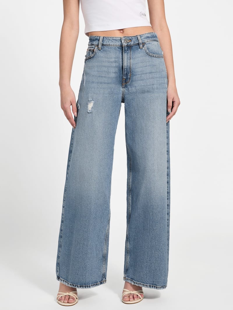 Guess wide leg jeans shop