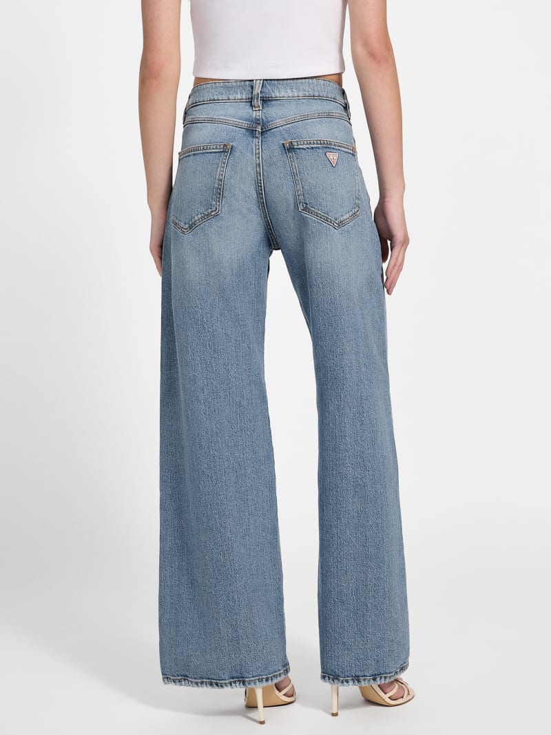 「高評価！」注目のレビュ Eco Bellflower Wide-Leg Jeans | GUESS パンツ