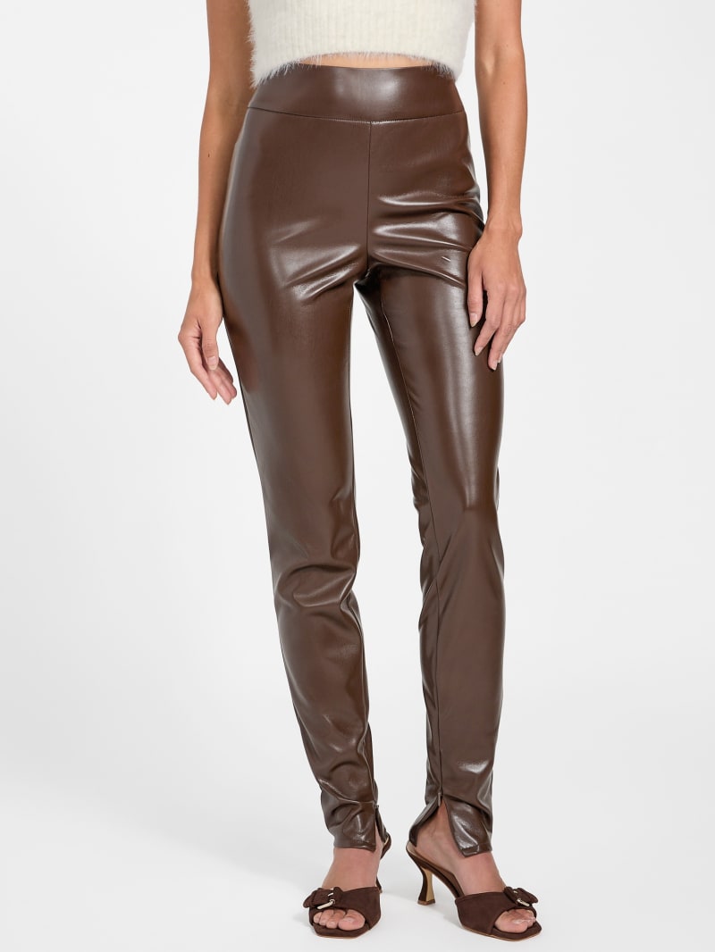 Prescilla Faux-Leather Leggings