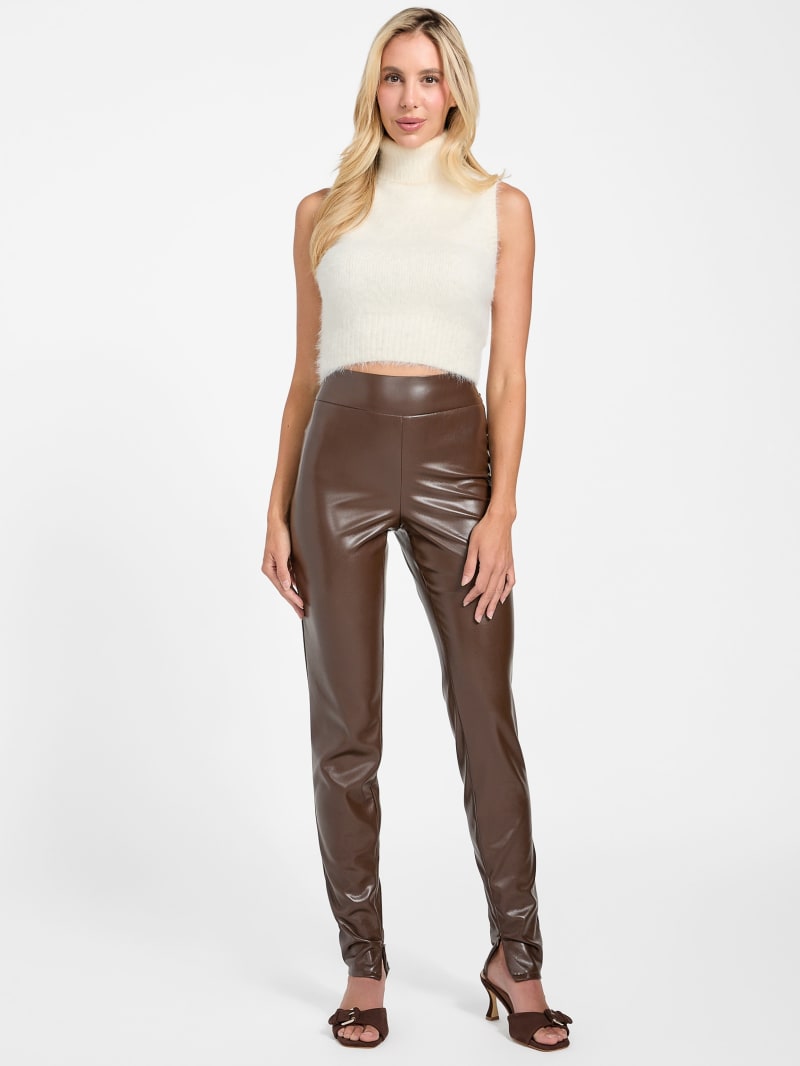Prescilla Faux-Leather Leggings