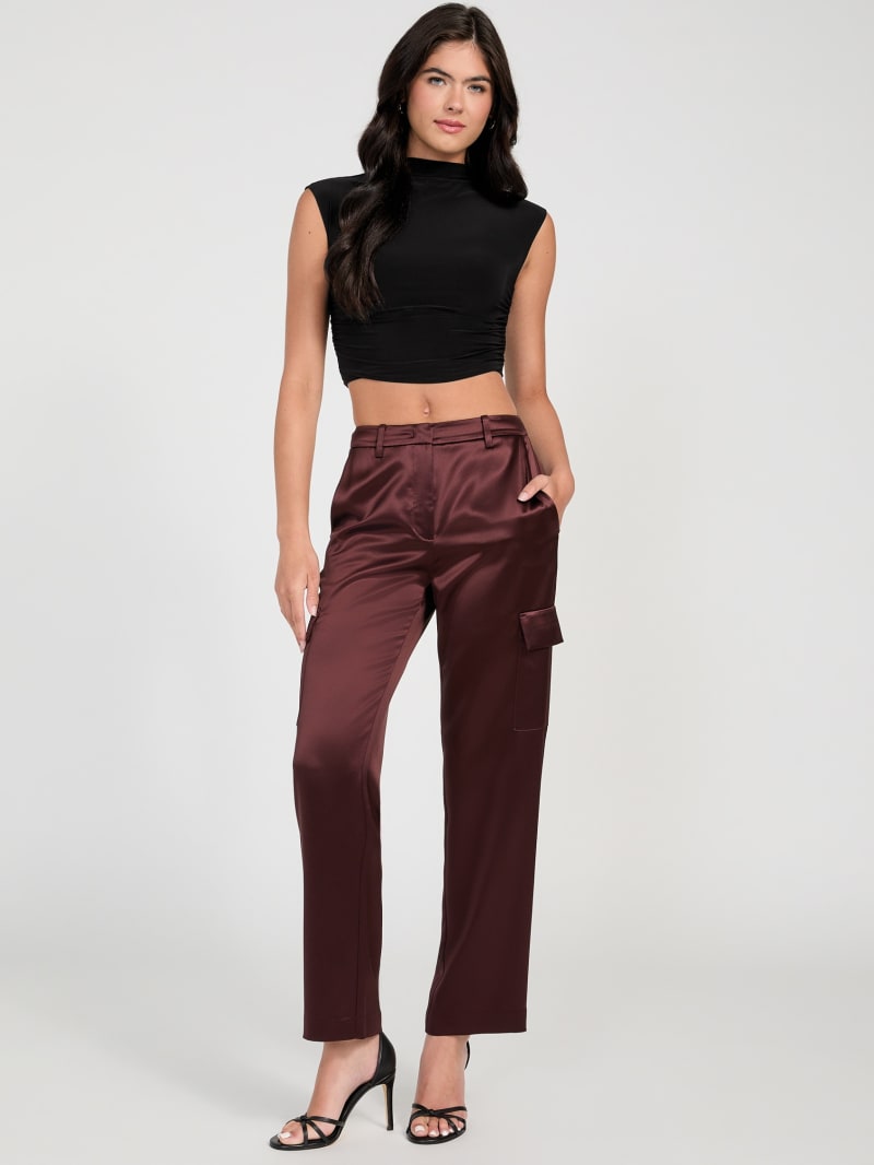 Megan Cargo Satin Pants - thumbnail 8