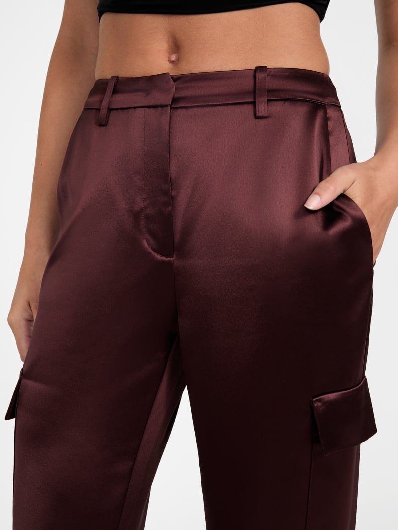 Megan Cargo Satin Pants - thumbnail 9