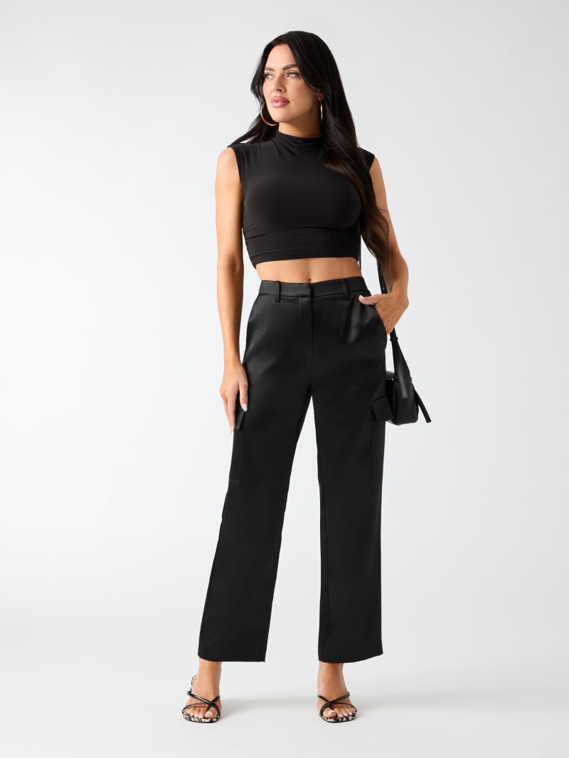 Megan Cargo Satin Pants - thumbnail 2
