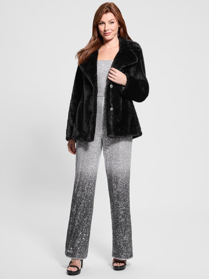 eleven ディビケイトシンフォニー　Size M Gini Ombre Sequin Jumpsuit | GUESS