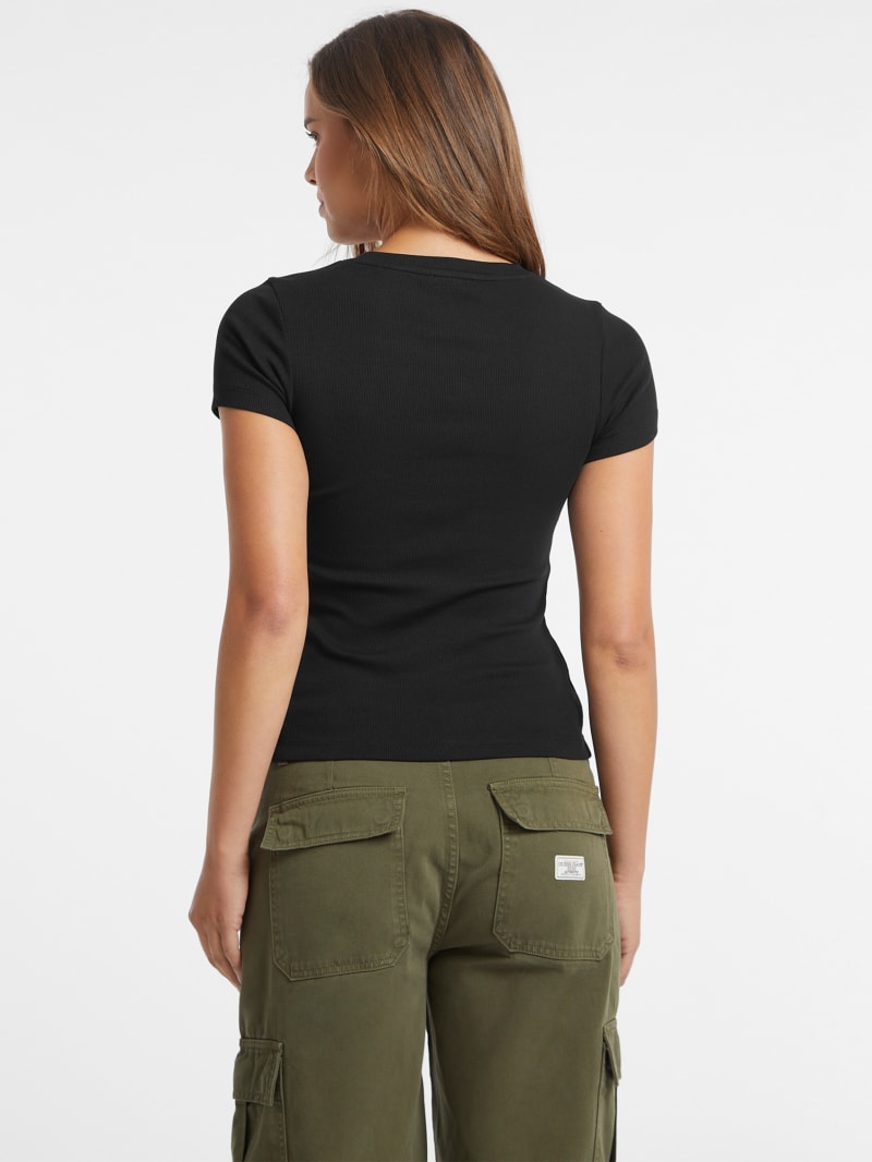 Logo Embroidered Slim T-shirt
