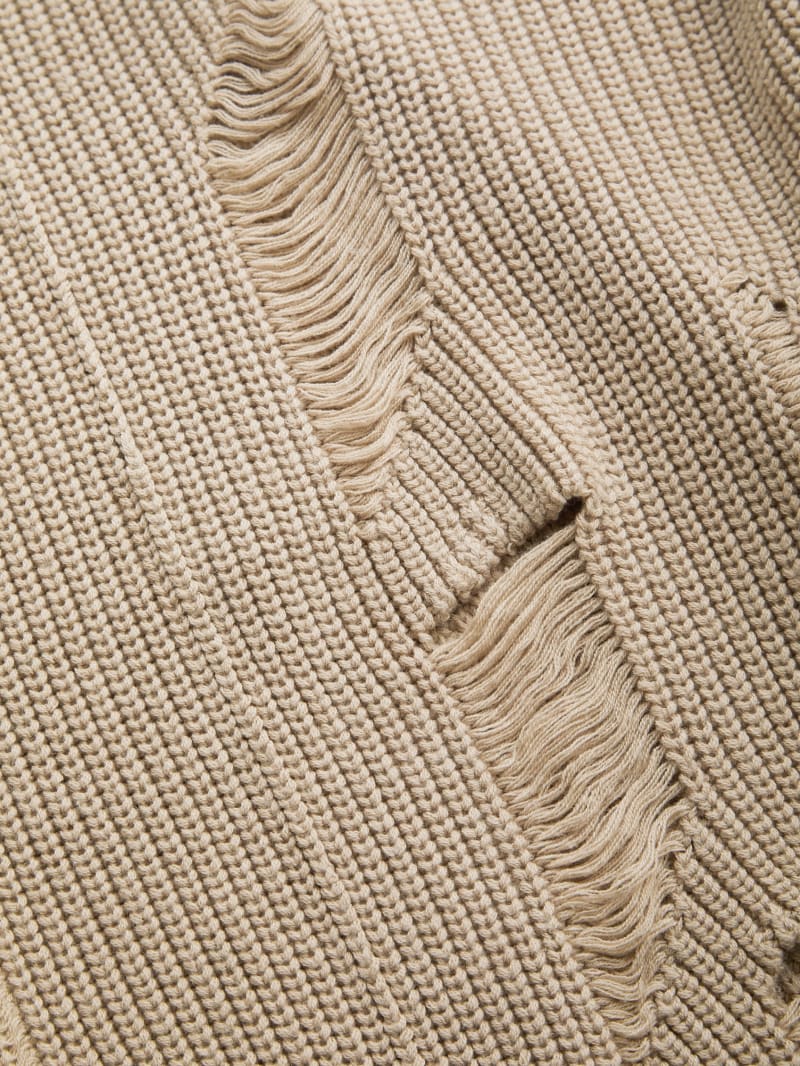 distressed sweater dress | GUESS