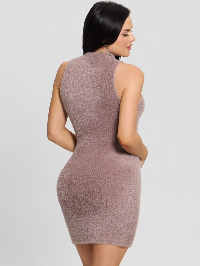 Vero Fuzzy Sweater Dress