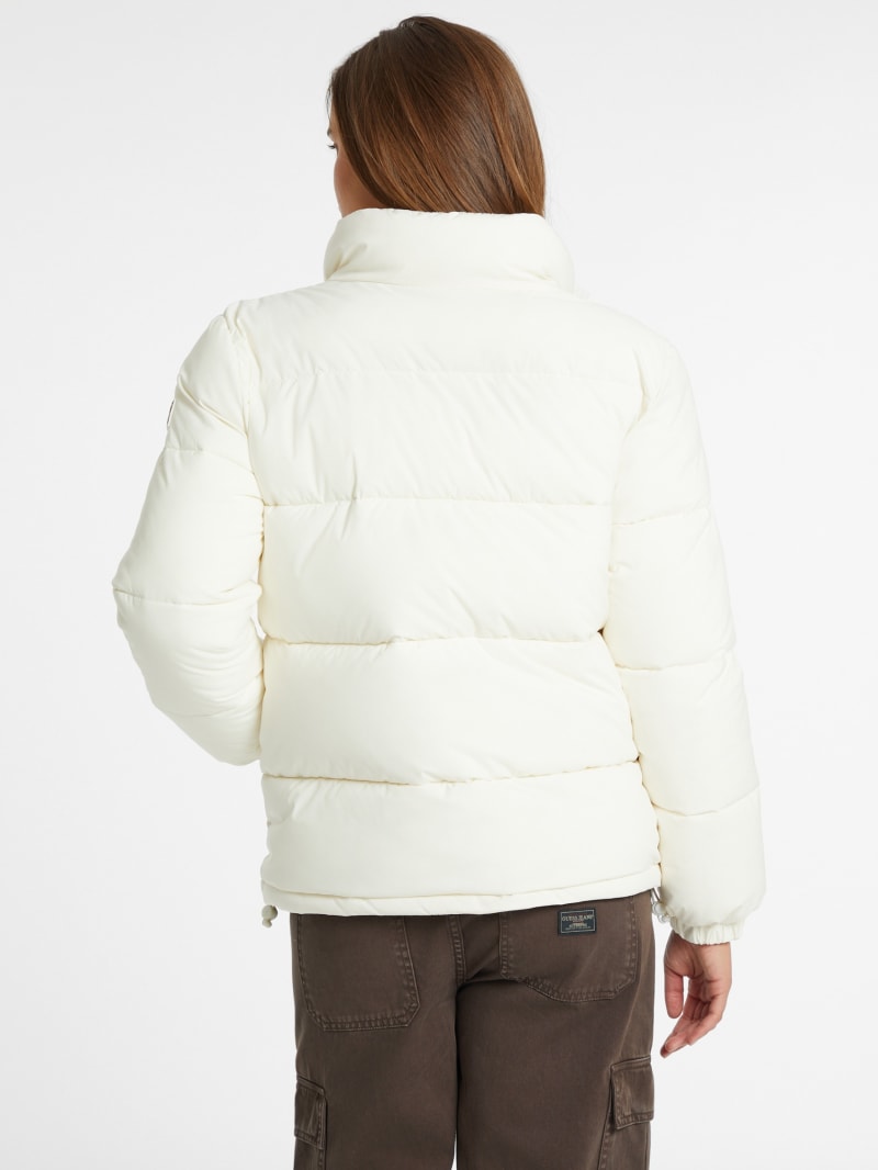 Guess white puffer jacket clearance