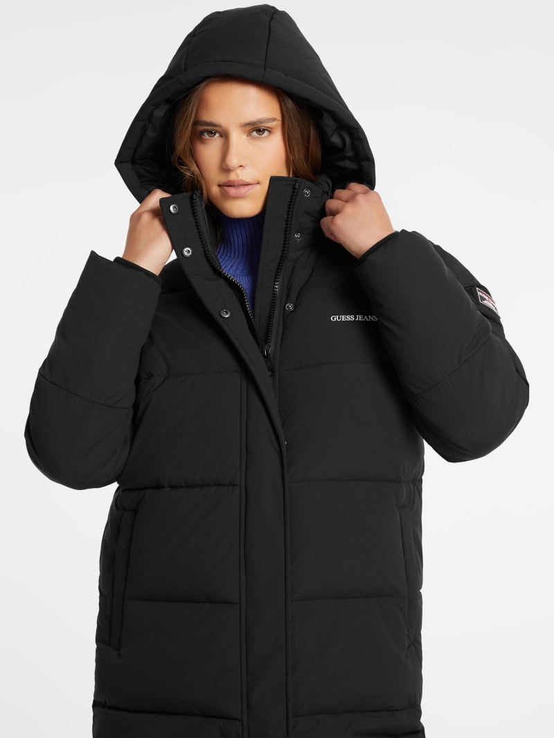 Guess mason hooded puffer jacket store