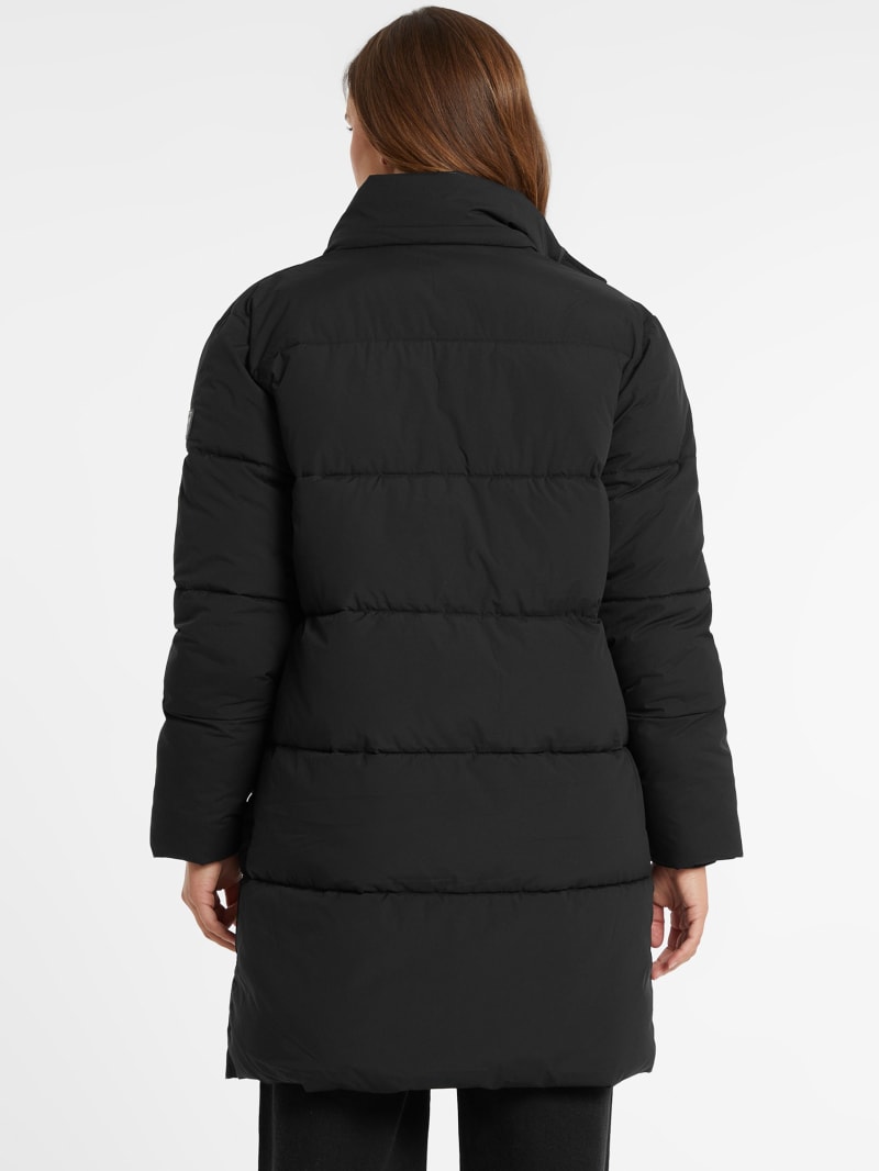 Guess long fur puffer jacket on sale