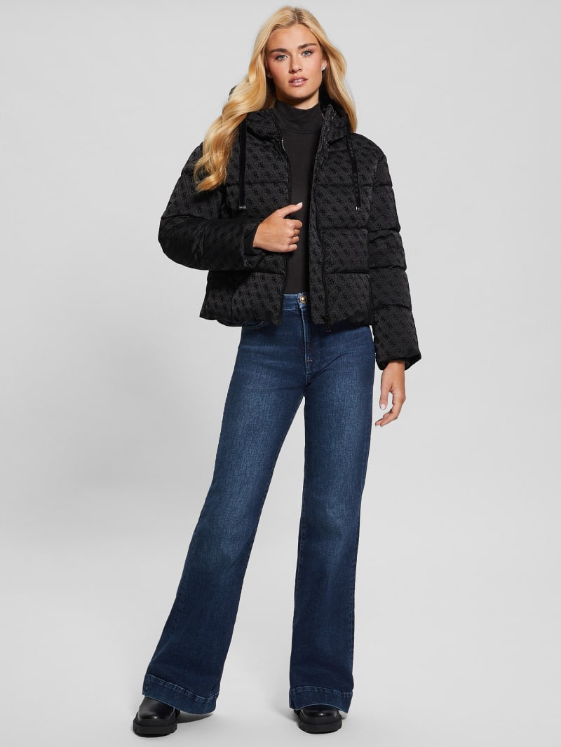 GUESS Daisy Quattro G Puffer Jacket Black L