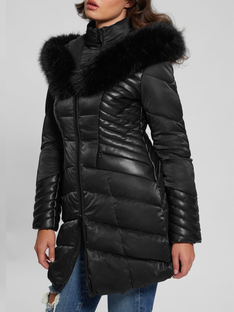 Guess puffy coat sales