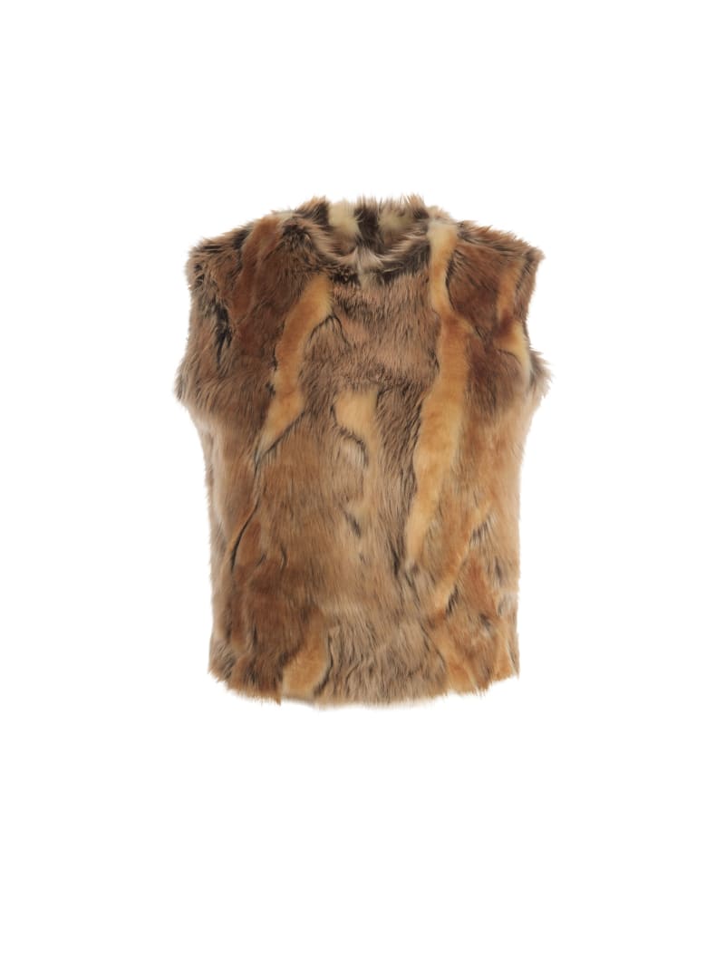 faux fur vest