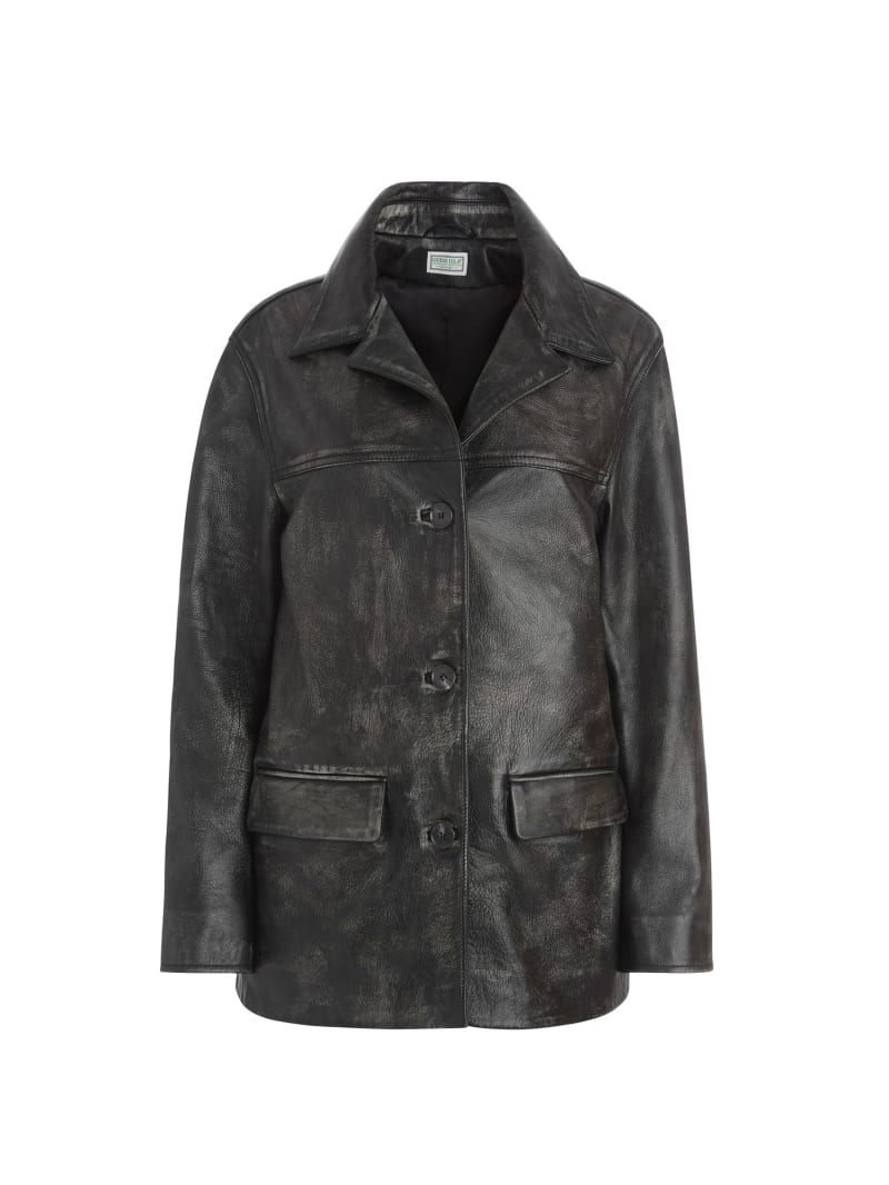 【使い勝手の良い】 vintage leather jacket | GUESS ジャケット・アウター