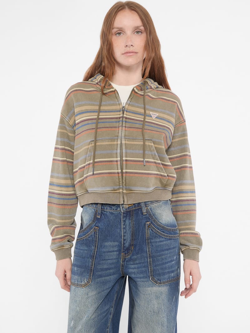Guess striped hoodie 2025