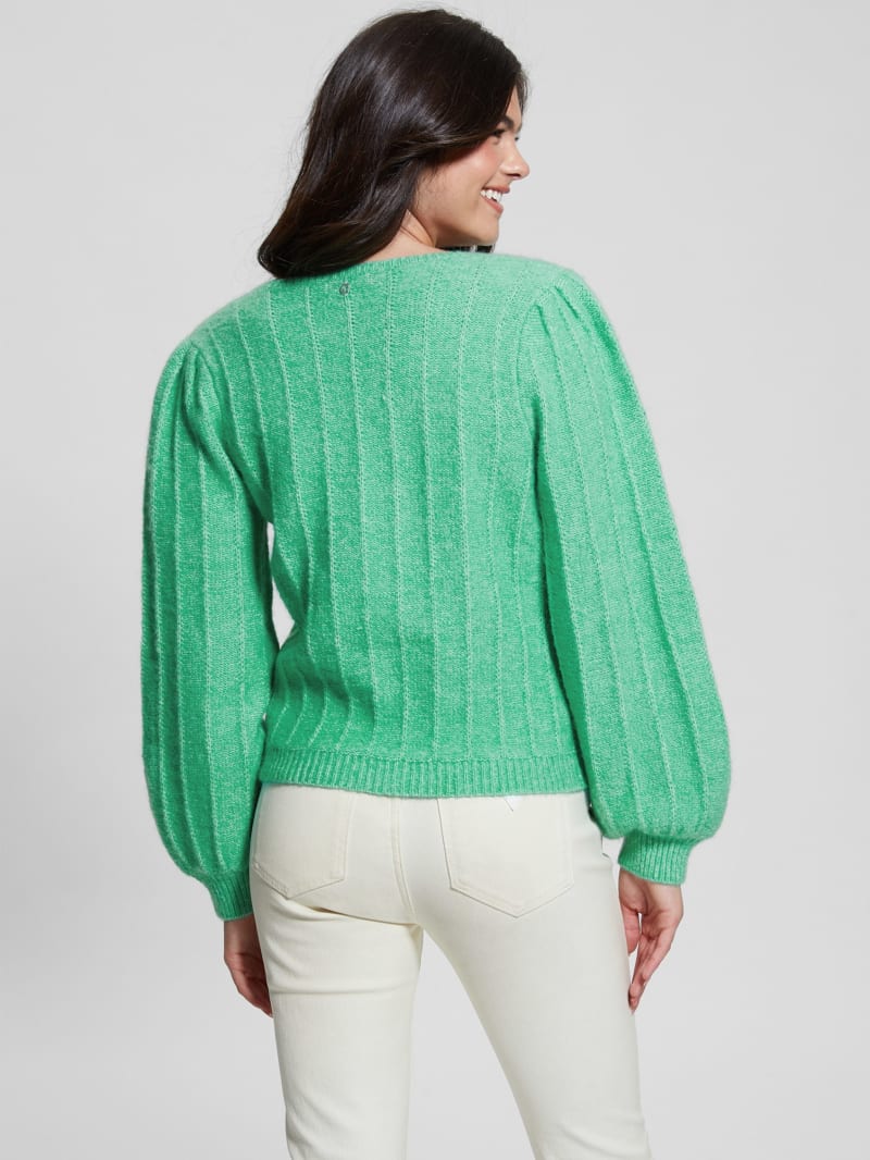 Madeline Textured V-Neck Sweater