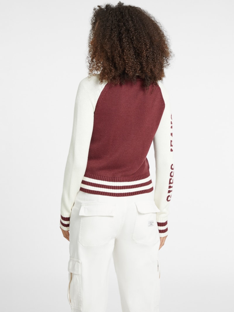 ゲス GUESS MIRIAM Triangle Logo Vn Ls Sweater （G012） ゲス GUESS MIRIAM Triangle Logo Vn Ls Sweater （G012） -waja