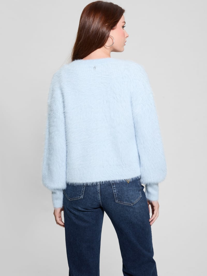 ◆Sienne◆ Paul hairy Cardigan Blue S4WKN11FC Paul hairy Cardigan (Blue) - sienne
