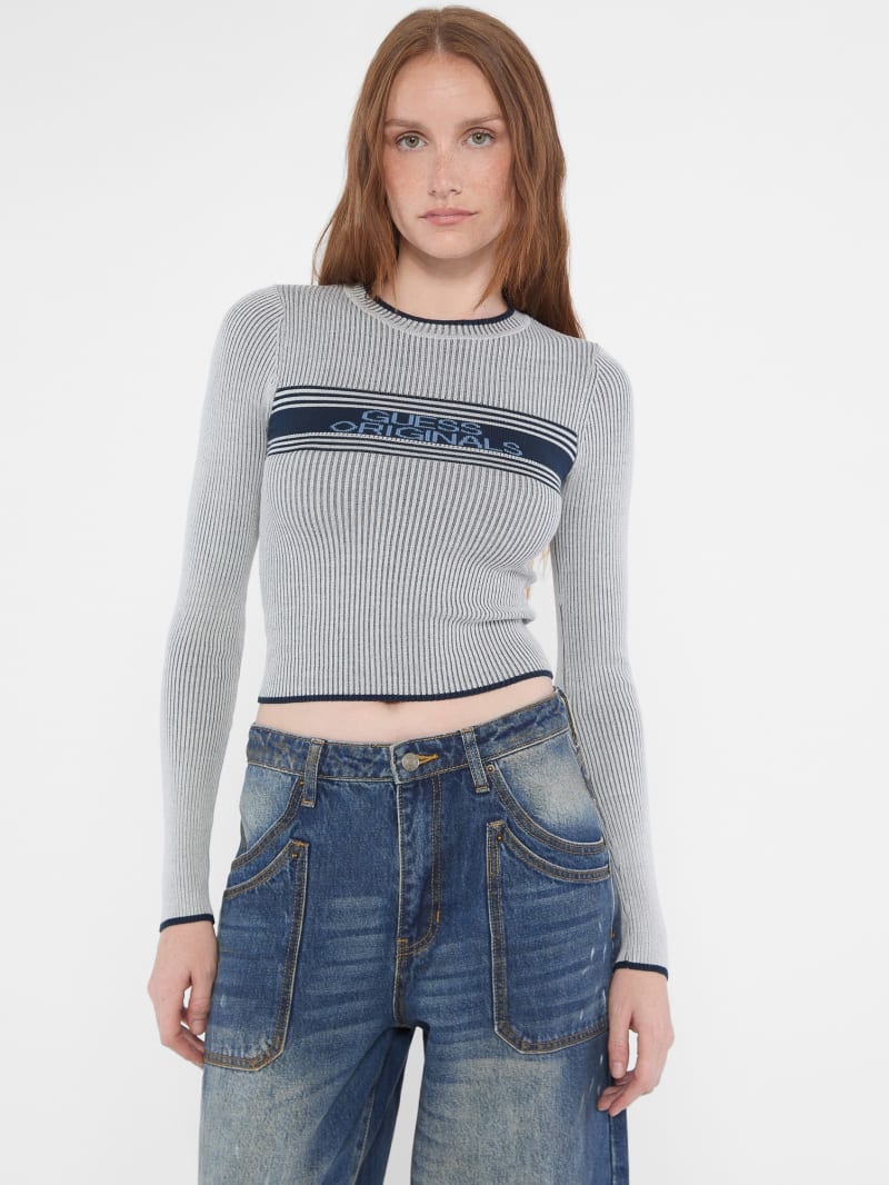 GUESS Originals Logo Sweater Top | GUESS