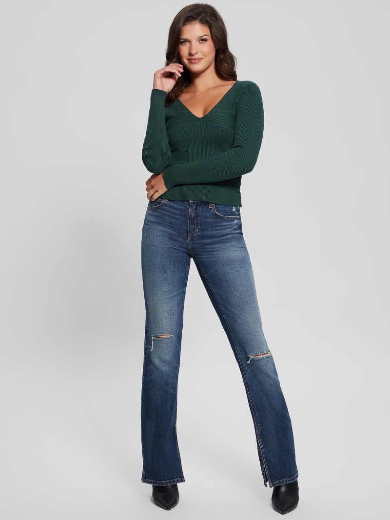 Eco Cirila Ribbed Sweater Top