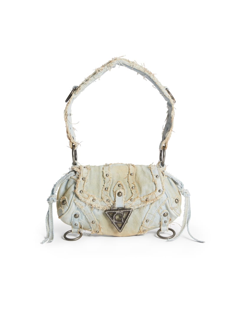 【GUESS USA】MINI FASHION BAG denim mini fashion bag | GUESS