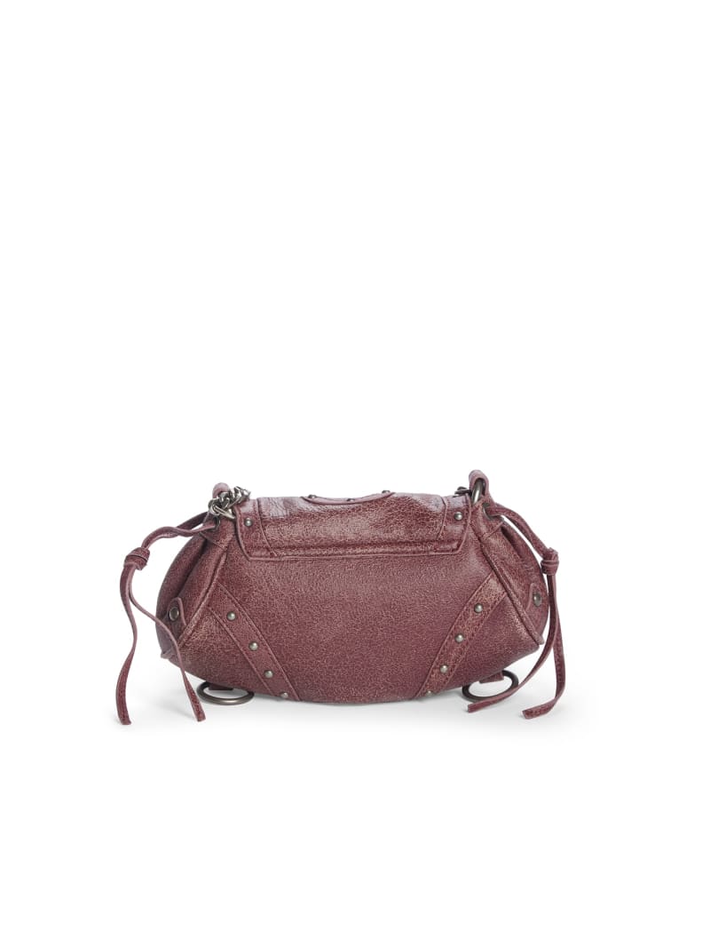 crackled leather mini fashion bag | GUESS