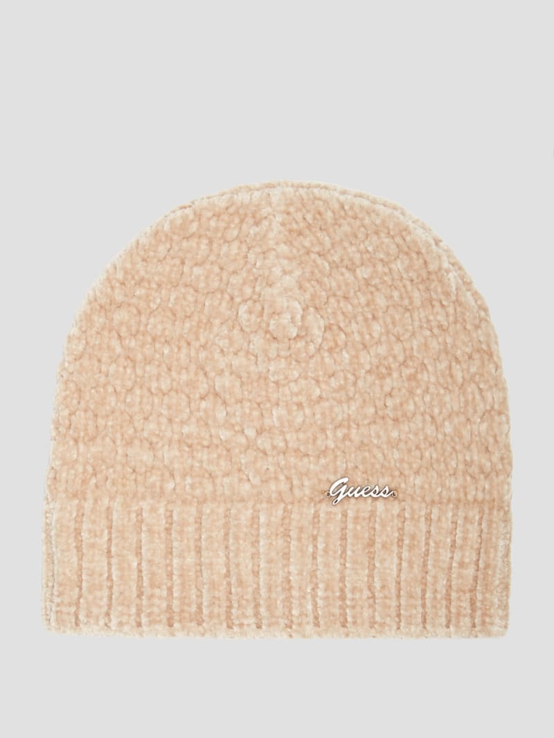 新品未使用⭐︎タグ付　CALME loose fit beanie ivory GUESS® Eco Talia Chenille Beanie