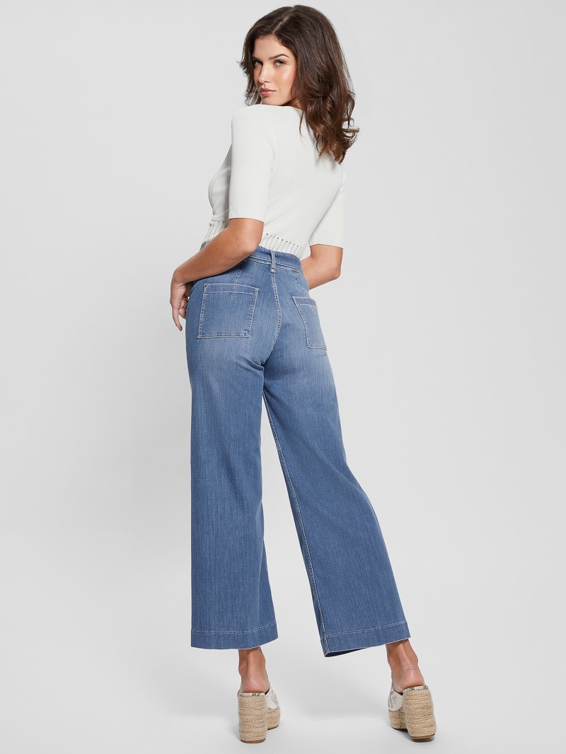 High-rise flared jeans in blue - Y Project