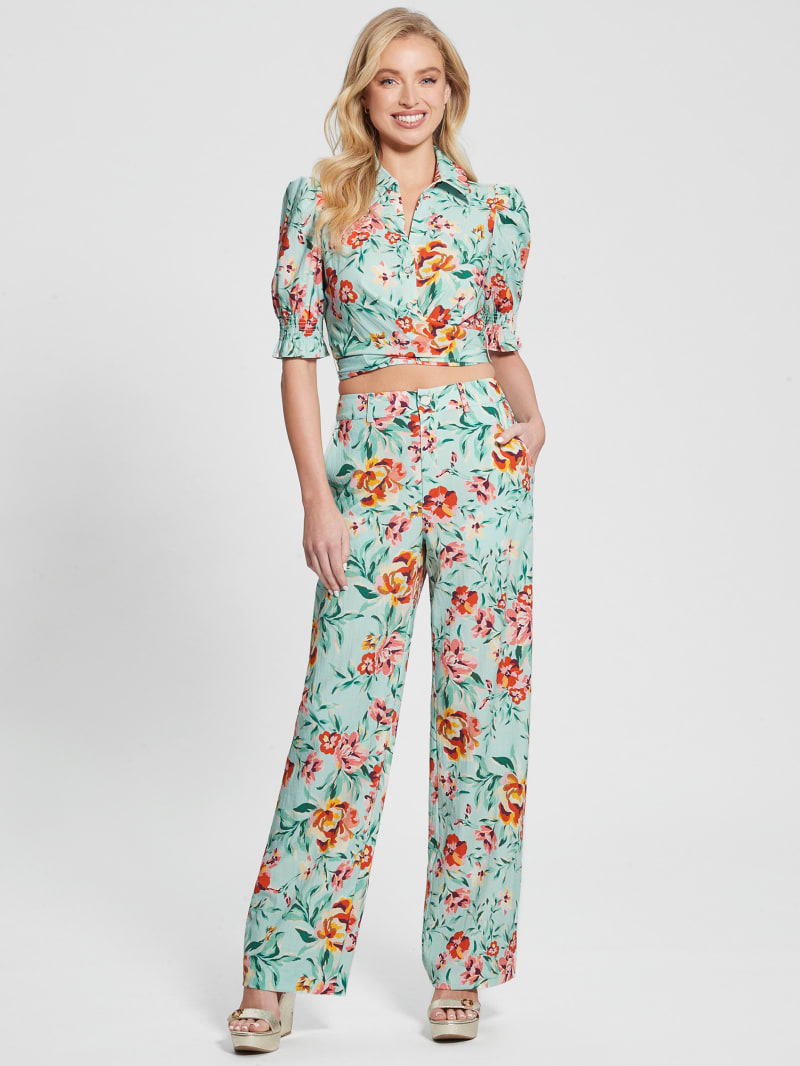  Women's Floral Pants