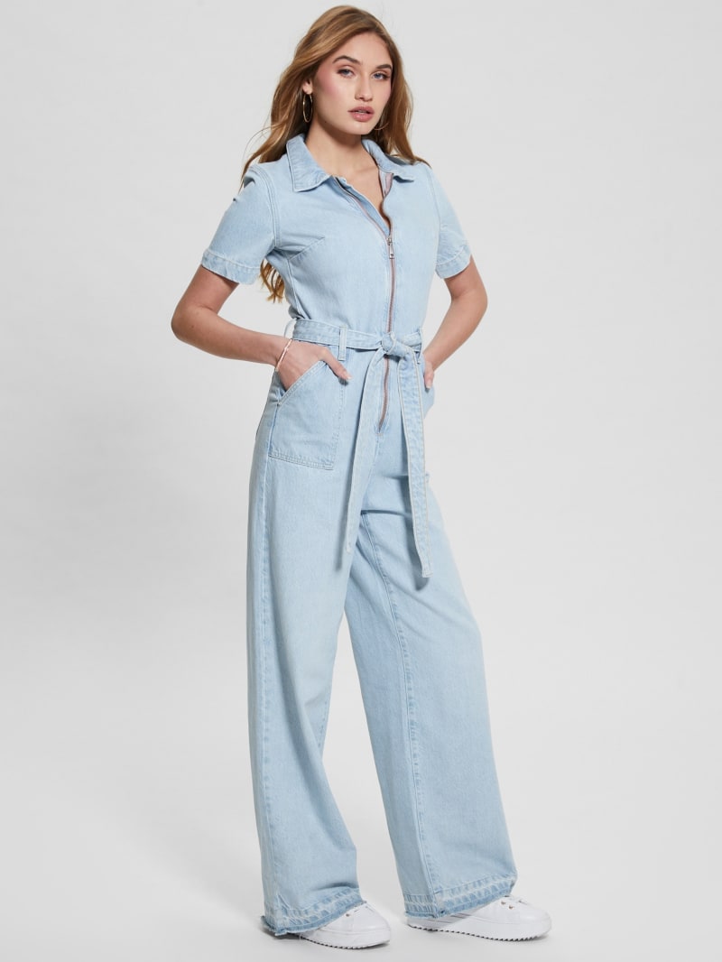 Eco Brenda Denim Jumpsuit GUESS Canada