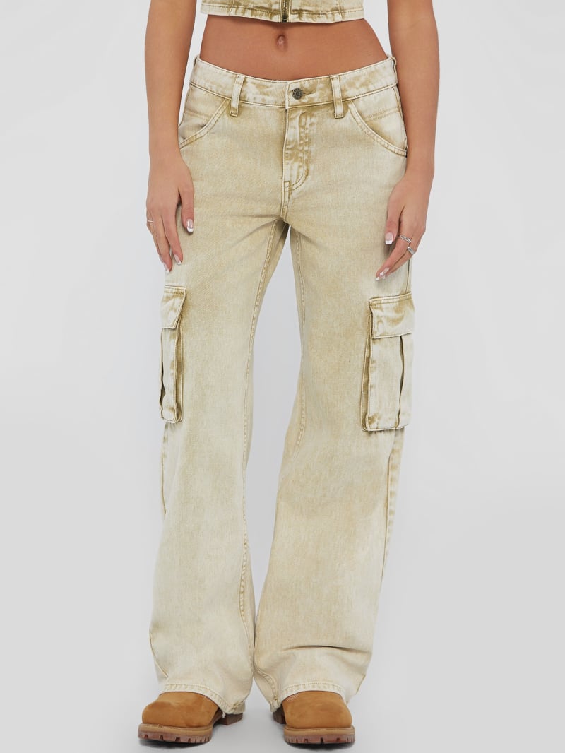Guess cargo pants womens outlet