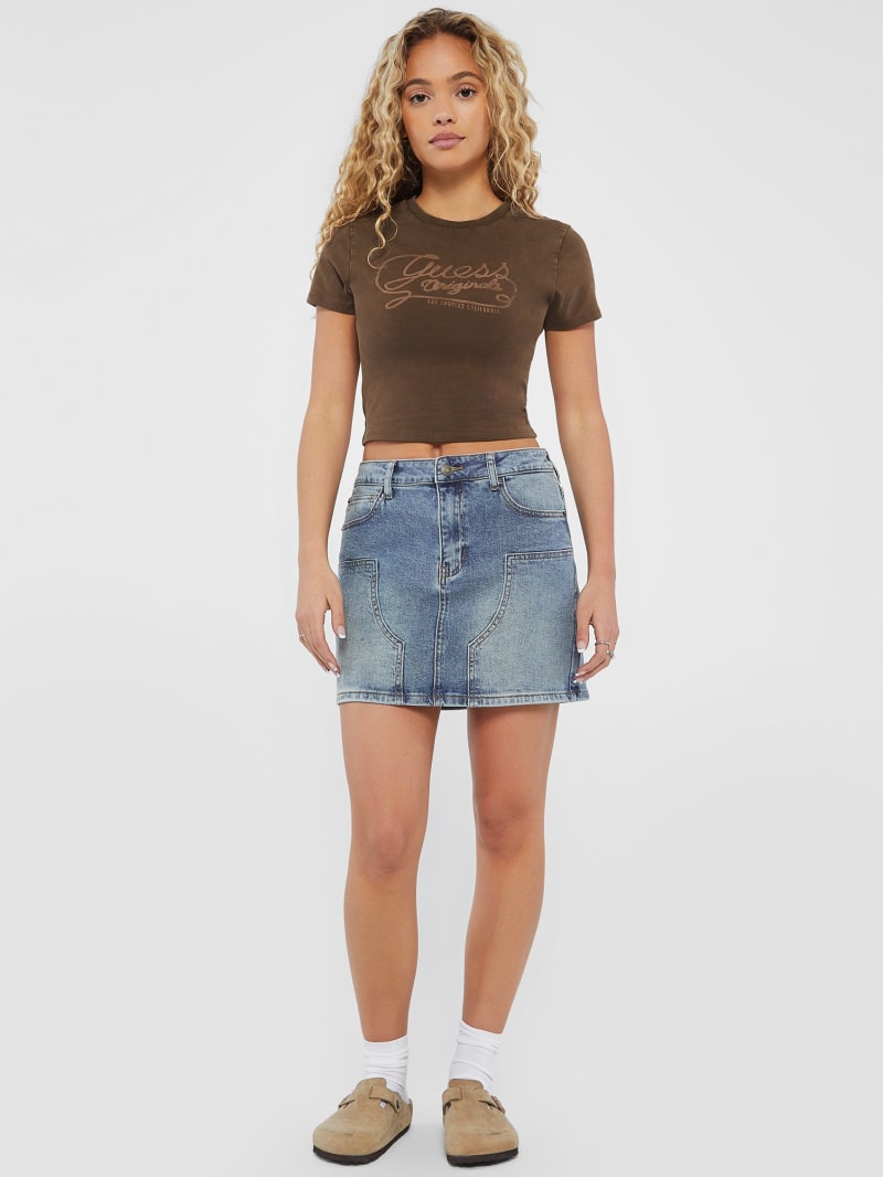 GUESS Originals Denim Mini Skirt
