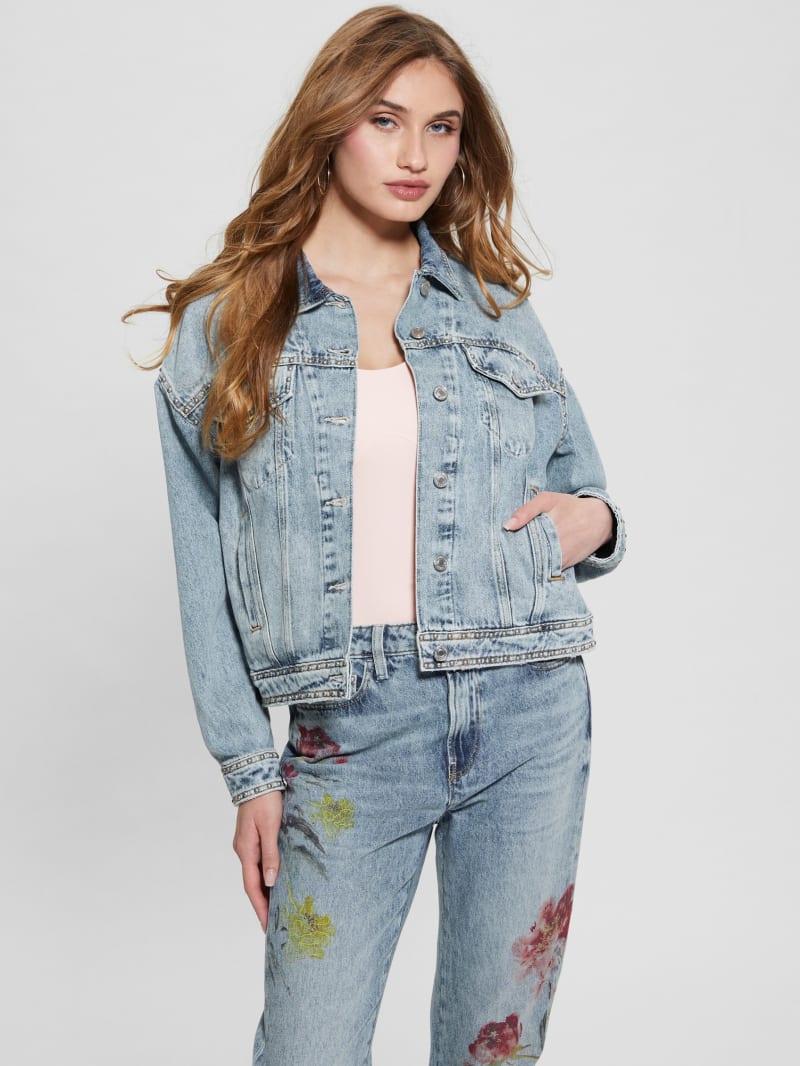 Eco Clara Studded Jacket | GUESS