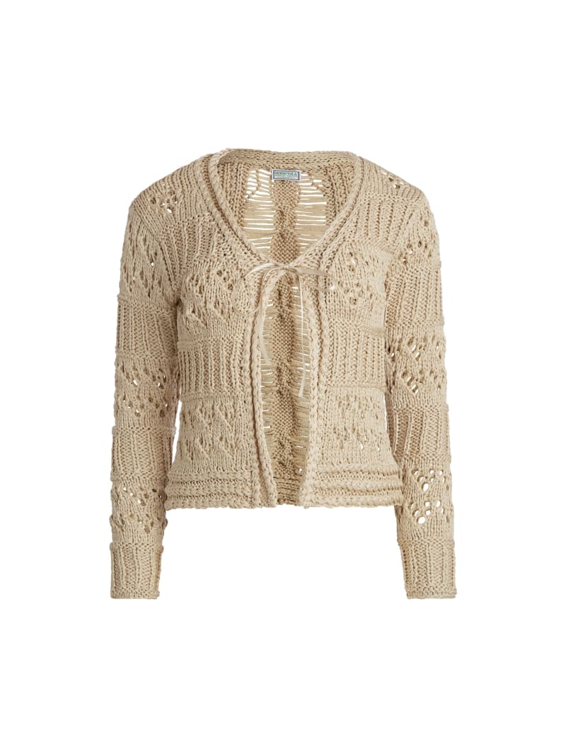 WGP.com　3D CARAPACE KNIT 3D Floral Rose Knit Cropped Sweater Cardigan - eesome – RARA Boutique