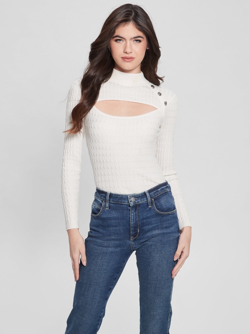 Eco Nikki Cable-Knit Sweater