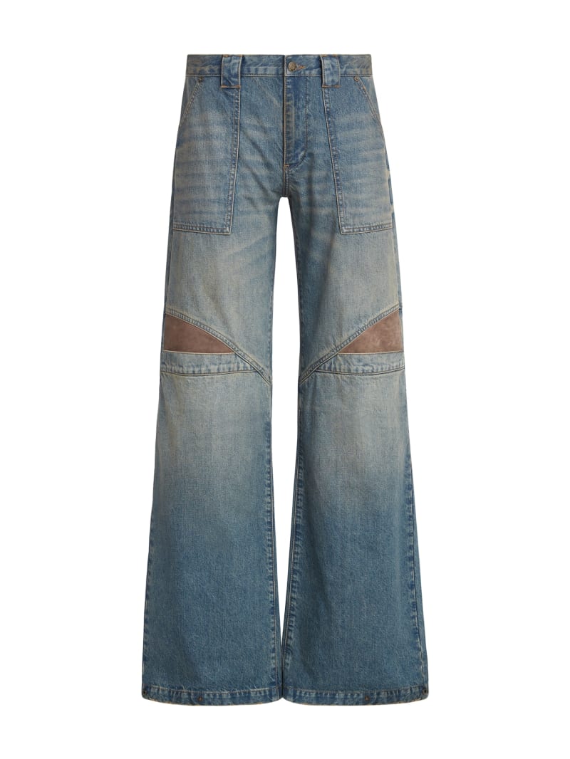 数々の賞を受賞 leg wide low-rise denim GUESS | pants パンツ