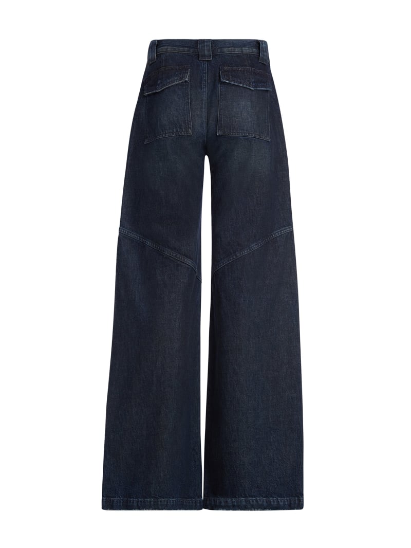 【オープニング大セール】 low-rise wide leg denim pants | GUESS パンツ